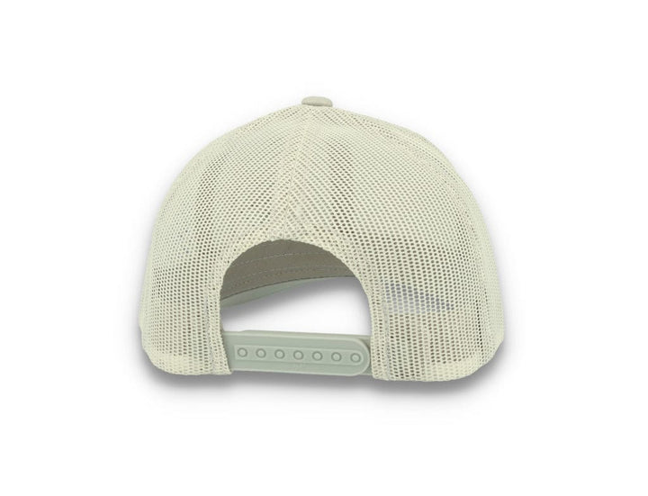 Silver Grey Trucker Cap Retro - Yupoong 6606 - LOKK