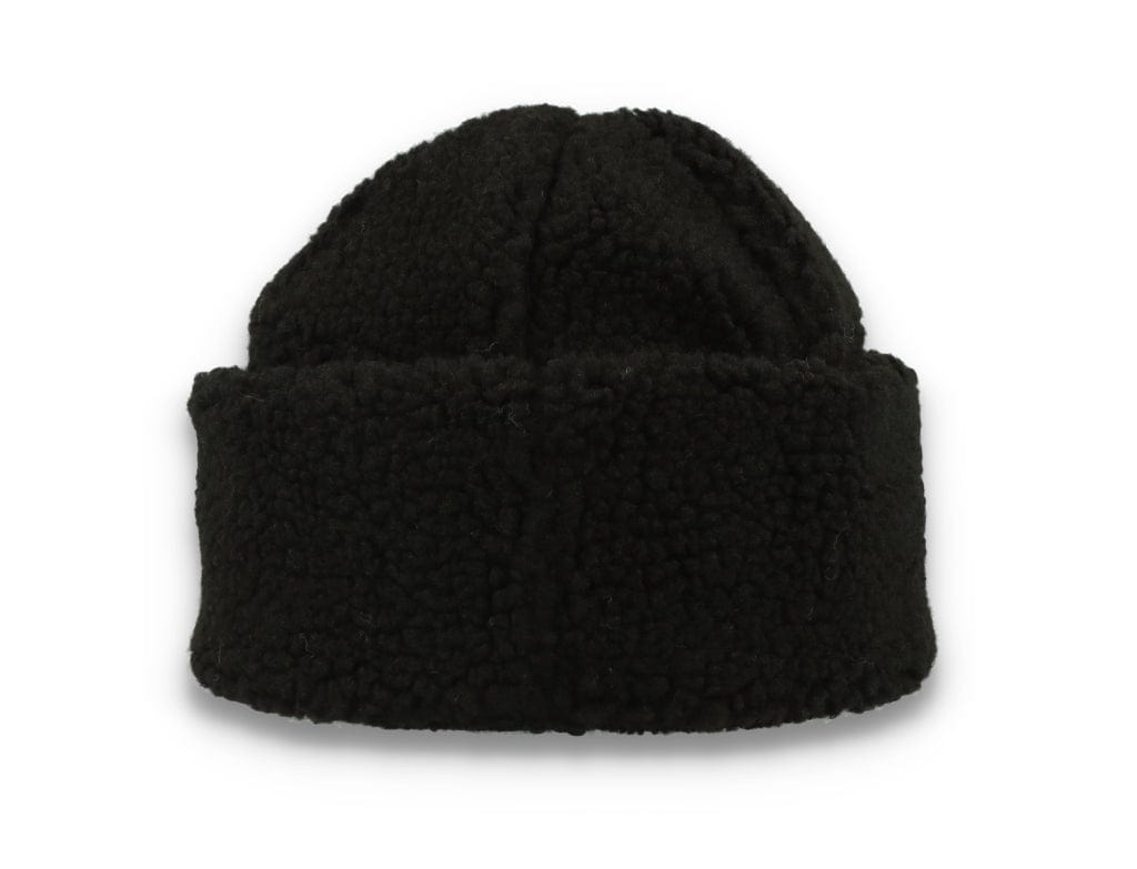 Beanie Fur Ball Black Smoke