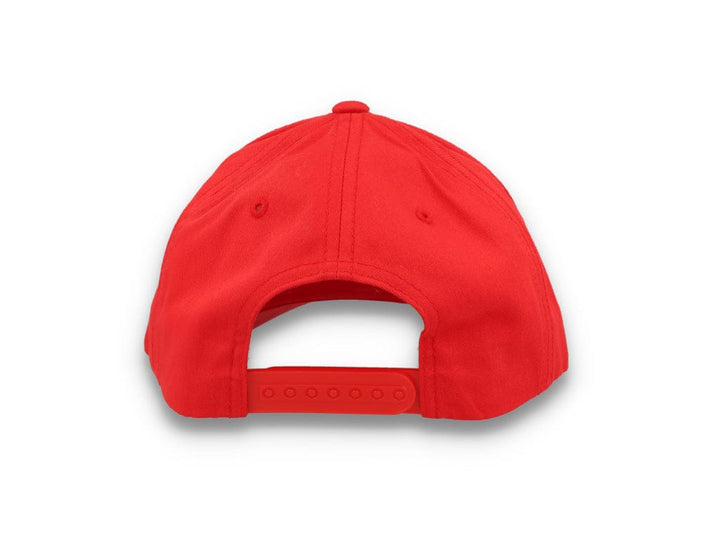 Curved Baseball Cap Snapback Red - Yupoong 7706 - LOKK