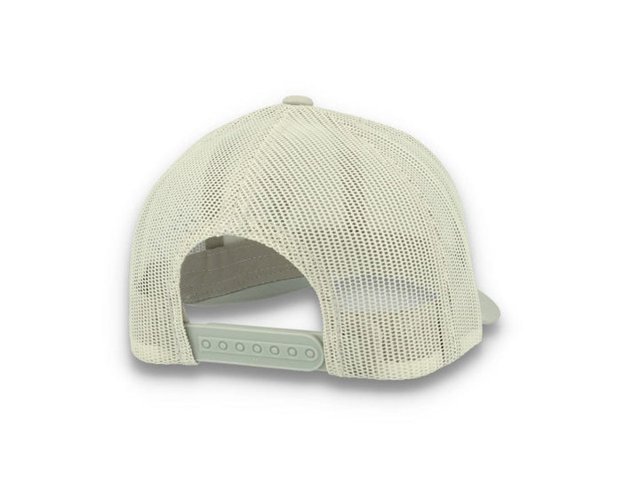 Silver Grey Trucker Cap Retro - Yupoong 6606 - LOKK