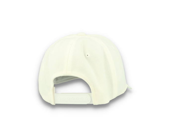 Premium Curved Visor Cap Snapback White - Yupoong 6789M - LOKK