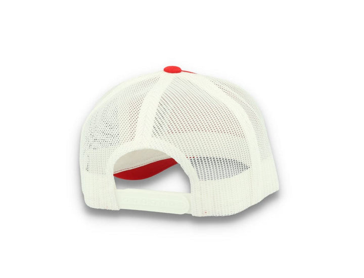 Trucker Cap Red/White 5-Panel Retro Trucker 2-Tone 6506T - LOKK