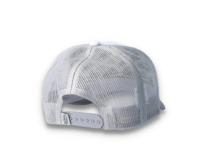Von Dutch Trucker Cap Boston Cotton Twill White/Grey - LOKK