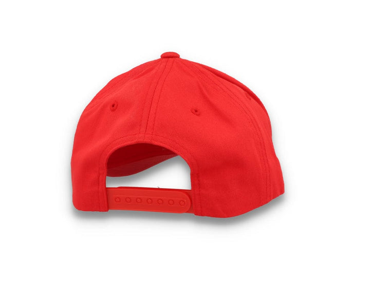 Curved Baseball Cap Snapback Red - Yupoong 7706 - LOKK