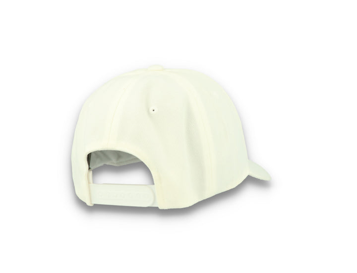 Premium Curved Visor Cap Snapback White - Yupoong 6789M - LOKK