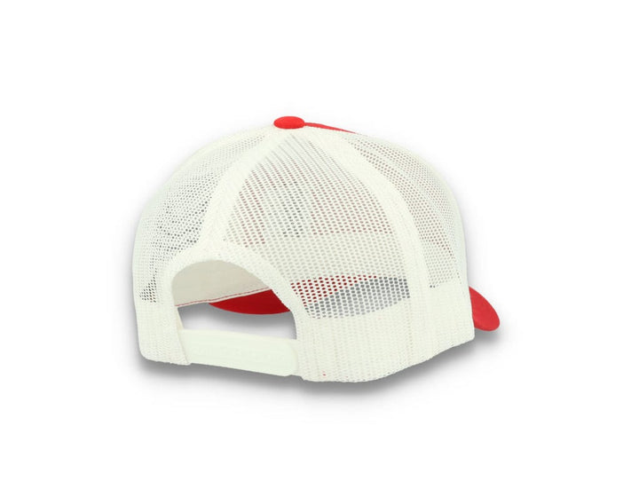 Trucker Cap Red/White 5-Panel Retro Trucker 2-Tone 6506T - LOKK