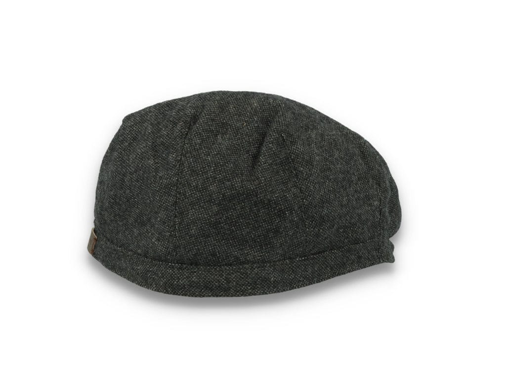 Barbour Barlow Flat Cap Dark Grey - LOKK