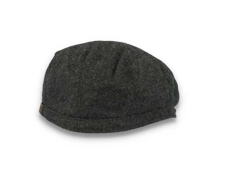 Barbour Barlow Flat Cap Dark Grey - LOKK
