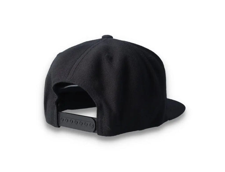 Black/Black Snapback Cap - Yupoong 6089M - LOKK
