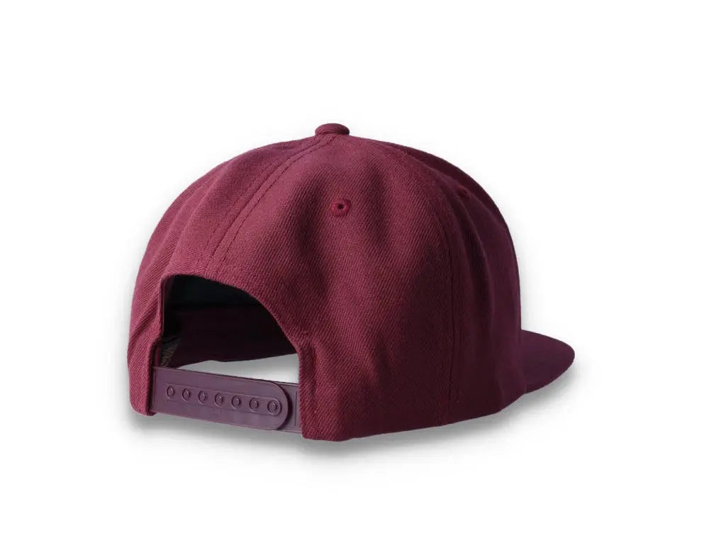 Maroon Snapback Cap - Yupoong 6089M - LOKK