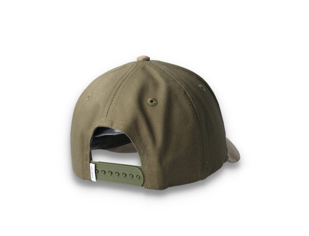 Baseball Cap Suede II Olive Night/Turtle Green - LOKK