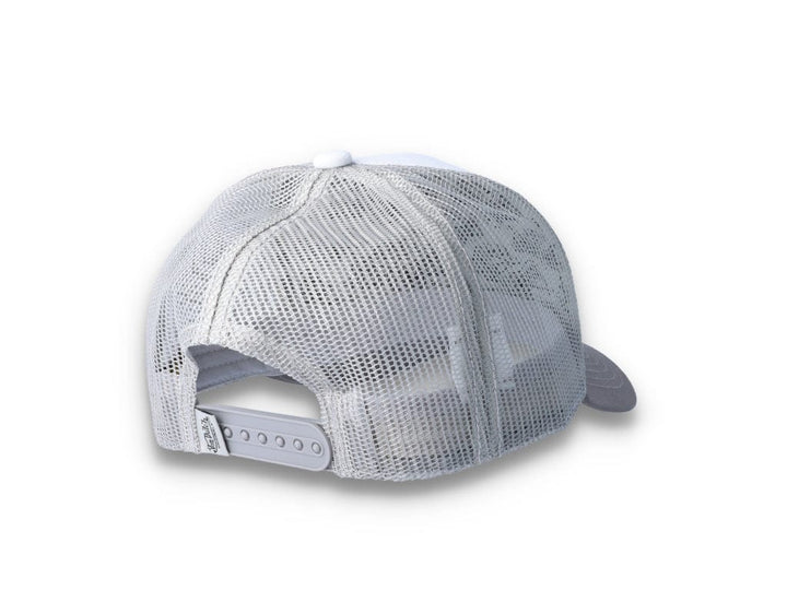 Von Dutch Trucker Cap Boston Cotton Twill White/Grey - LOKK