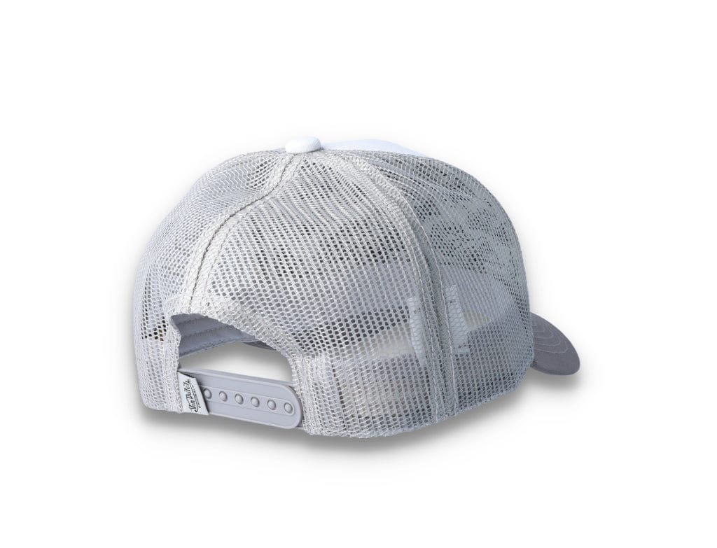 Von Dutch Trucker Cap Boston Cotton Twill White/Grey