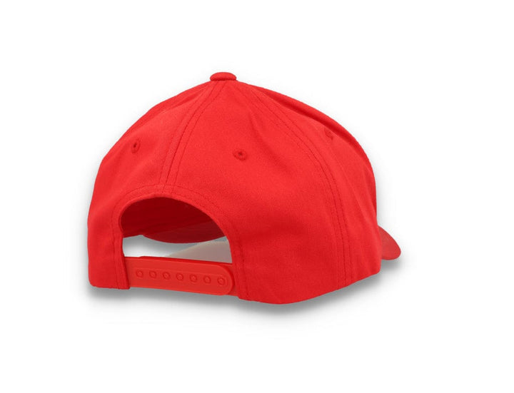 Curved Baseball Cap Snapback Red - Yupoong 7706 - LOKK