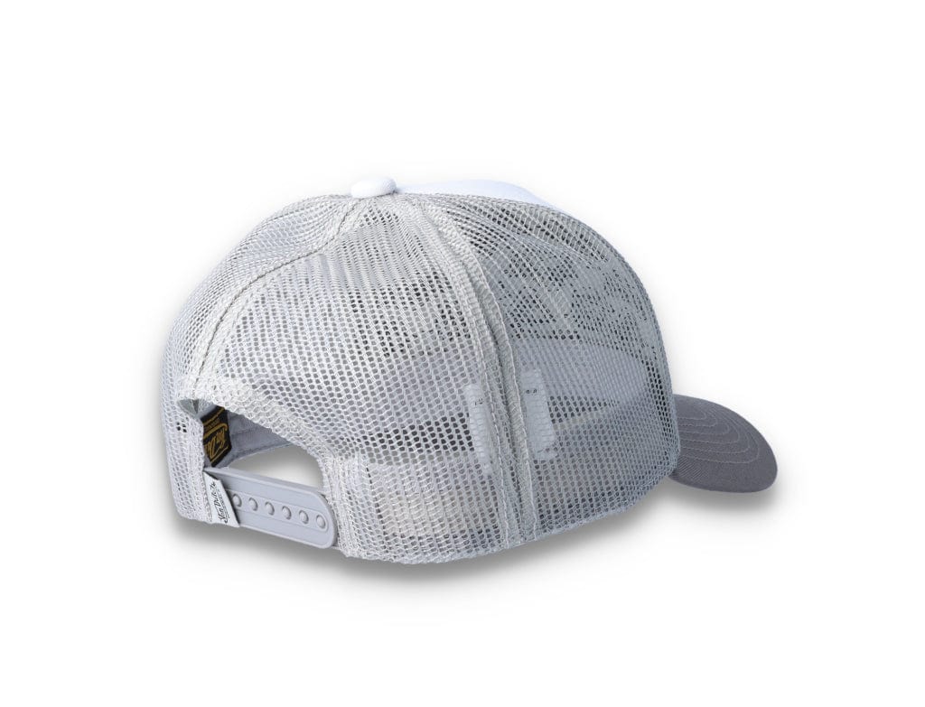 Von Dutch Trucker Cap Boston Cotton Twill White/Grey - LOKK
