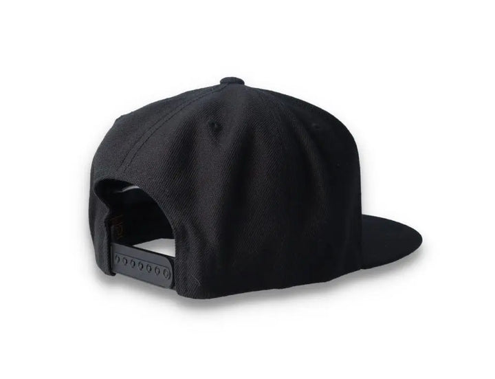 Black/Black Snapback Cap - Yupoong 6089M - LOKK