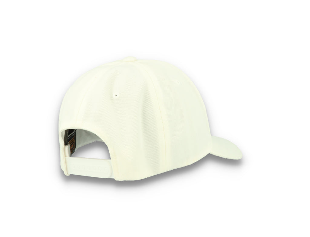 Premium Curved Visor Cap Snapback White - Yupoong 6789M - LOKK