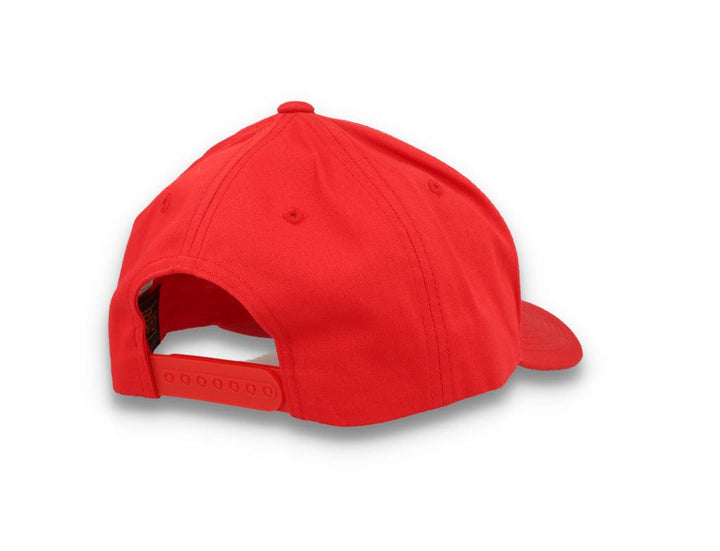 Curved Baseball Cap Snapback Red - Yupoong 7706 - LOKK