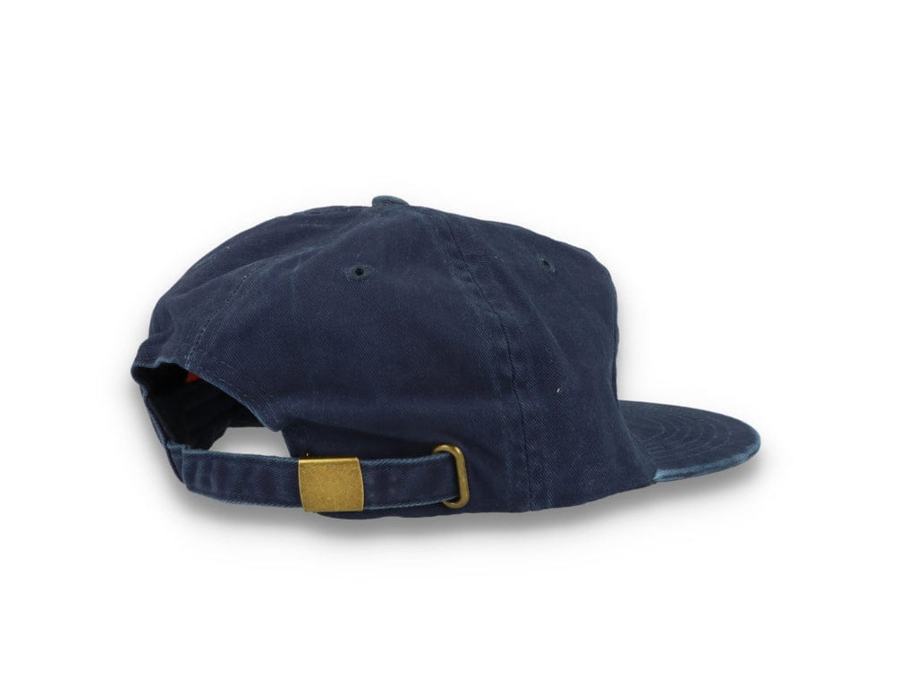 Free & Easy Don't Trip Strapback Hat Washed Navy - LOKK