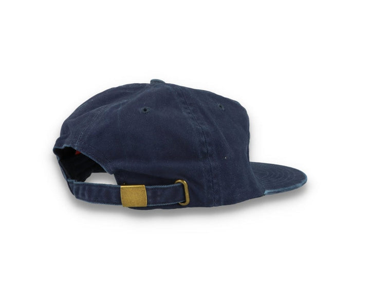 Free & Easy Don't Trip Strapback Hat Washed Navy - LOKK