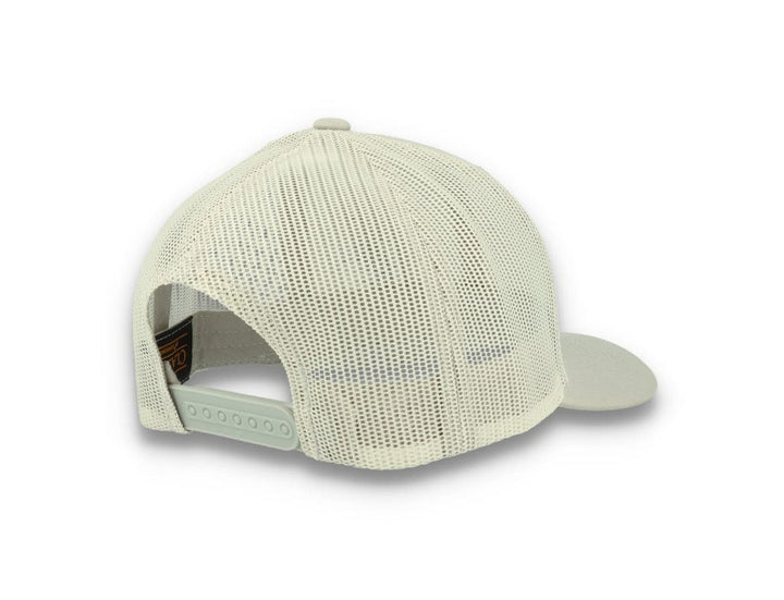 Silver Grey Trucker Cap Retro - Yupoong 6606 - LOKK