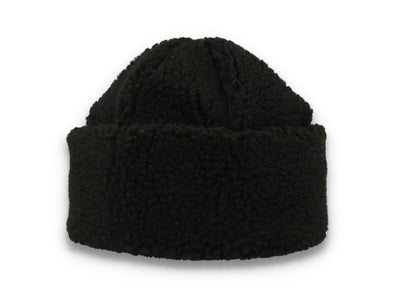 Beanie Fur Ball Black Smoke