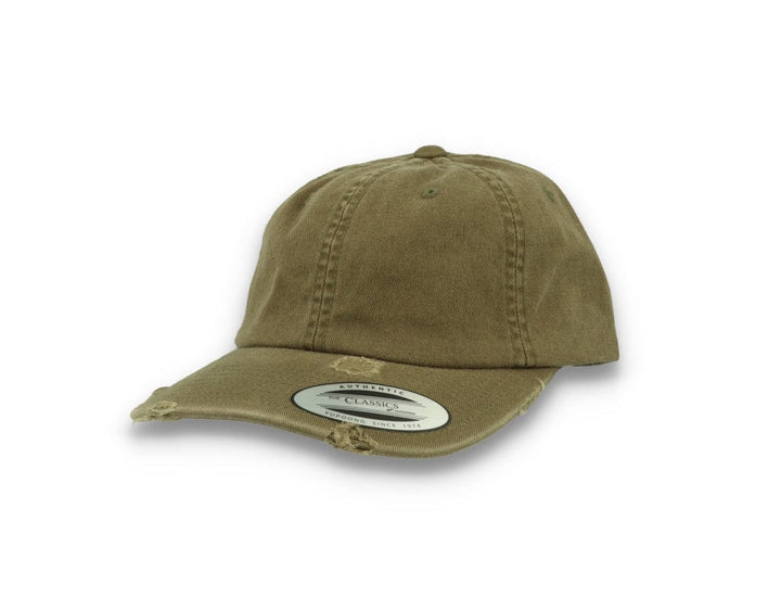 Low Profile Destroyed Cap Buck Green 6245DC - LOKK