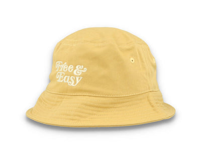 Bucket Hat Yellow Free & Easy Don't Trip