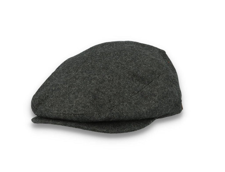 Barbour Barlow Flat Cap Dark Grey - LOKK
