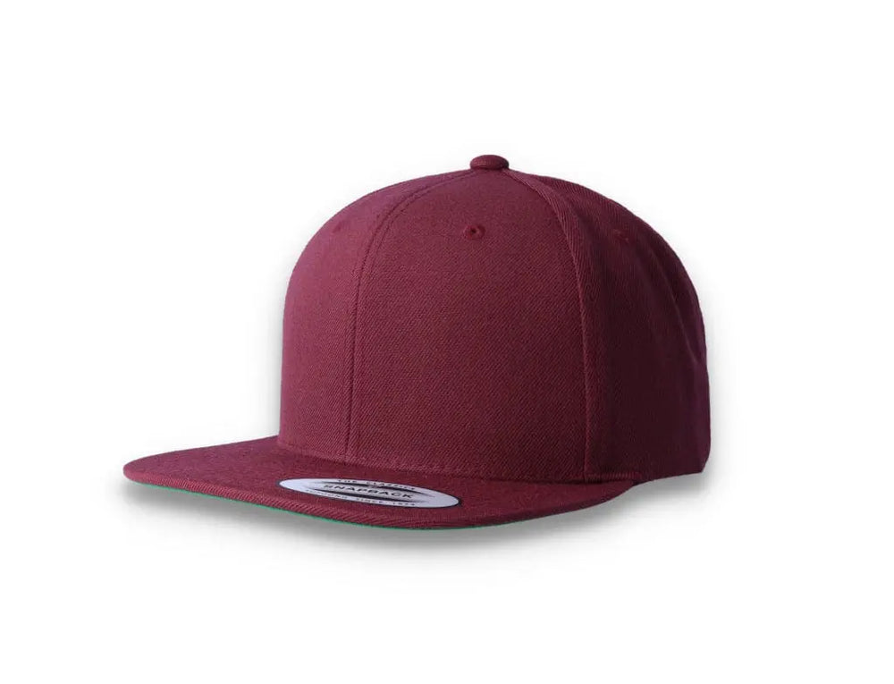 Maroon Snapback Cap - Yupoong 6089M - LOKK