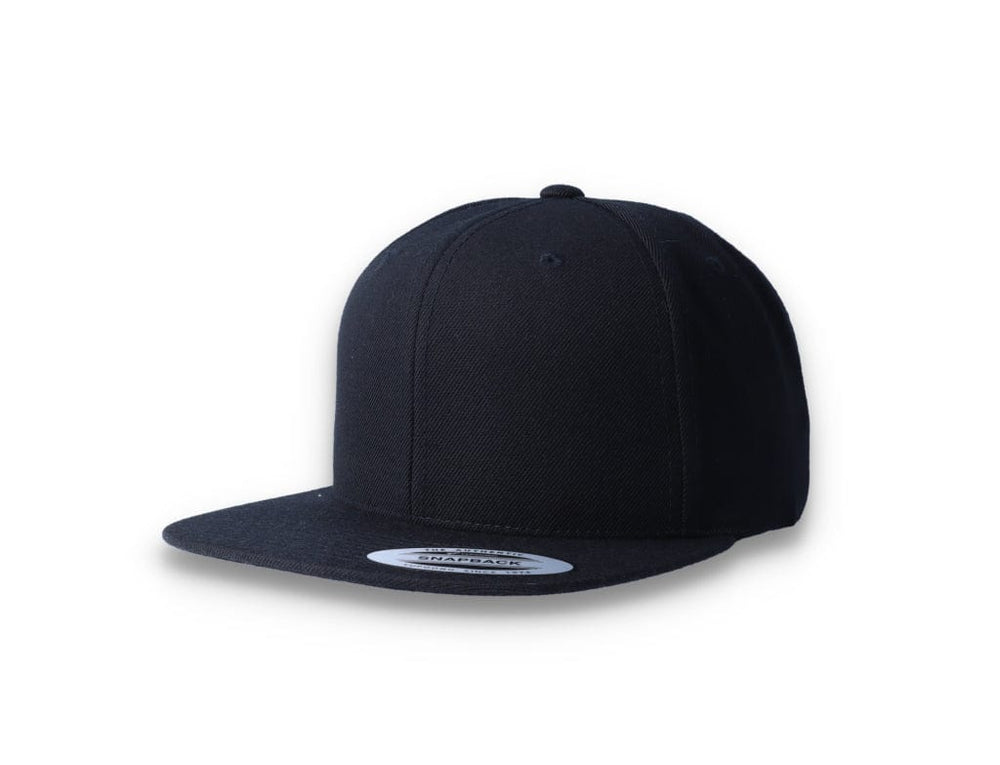 Kids Black/Black Snapback Cap - Yupoong 6089M - LOKK