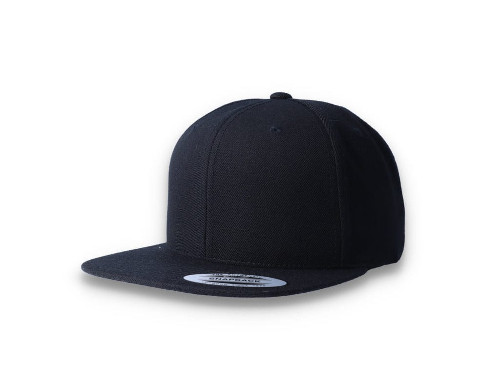 Kids Black/Black Snapback Cap - Yupoong 6089M - LOKK