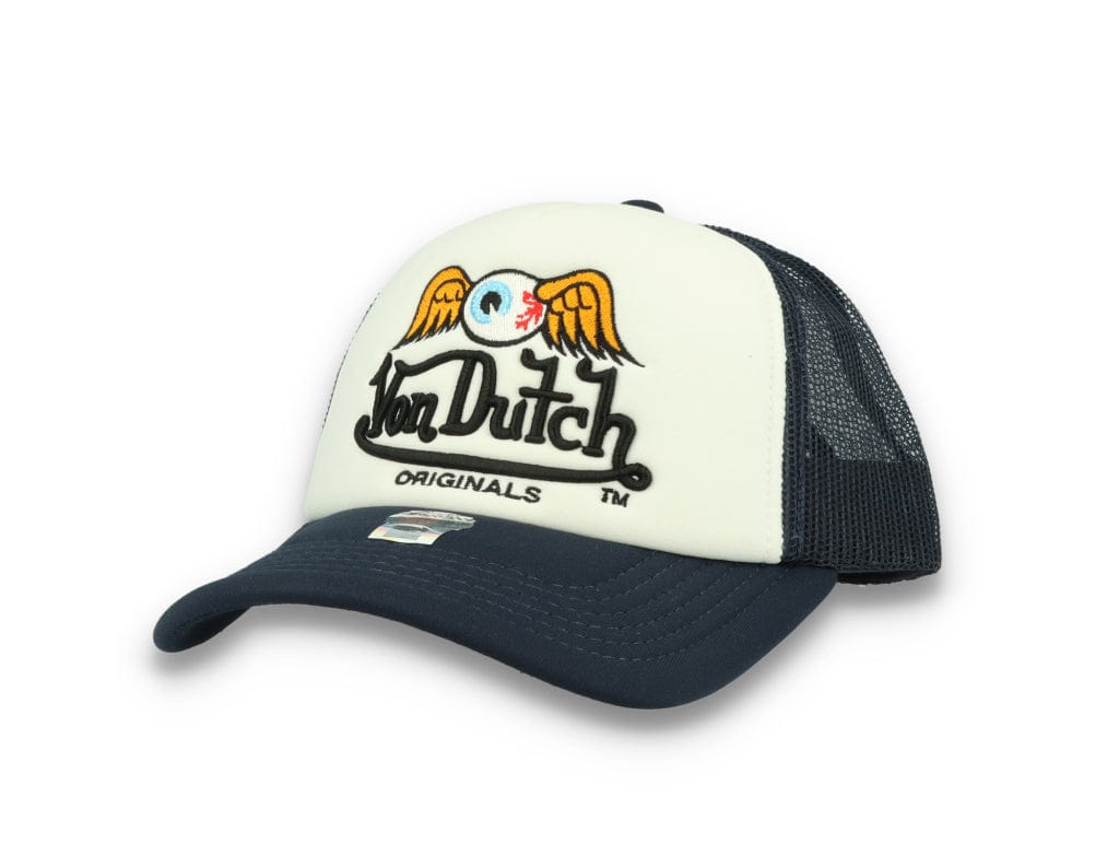 Von Dutch Trucker Cap Baker White/Navy - LOKK