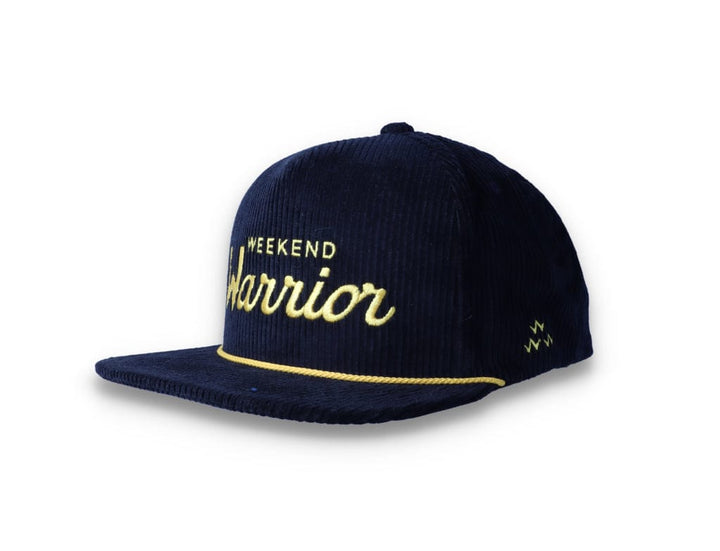 Snapback Cap Black Weekend Warrior Corduroy - LOKK