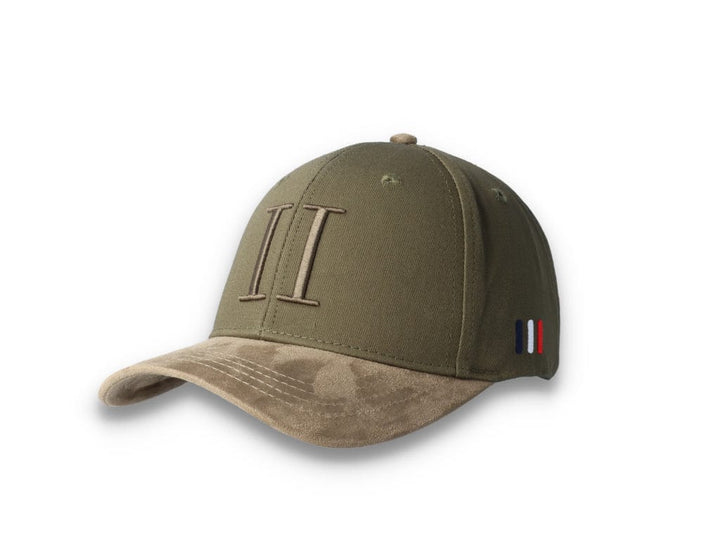 Baseball Cap Suede II Olive Night/Turtle Green - LOKK