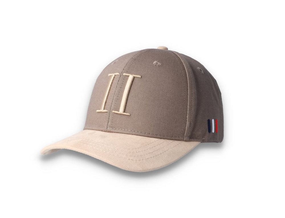 Baseball Cap Suede II Caribou Brown/Oyster Grey - LOKK