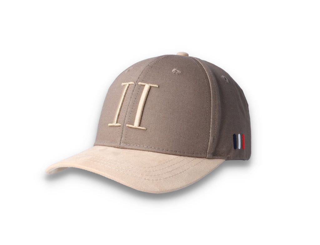 Baseball Cap Suede II Caribou Brown/Oyster Grey - LOKK