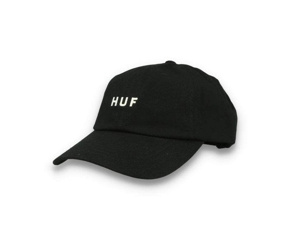 Huf Set Og Cv 6 Panel Hat Black - LOKK