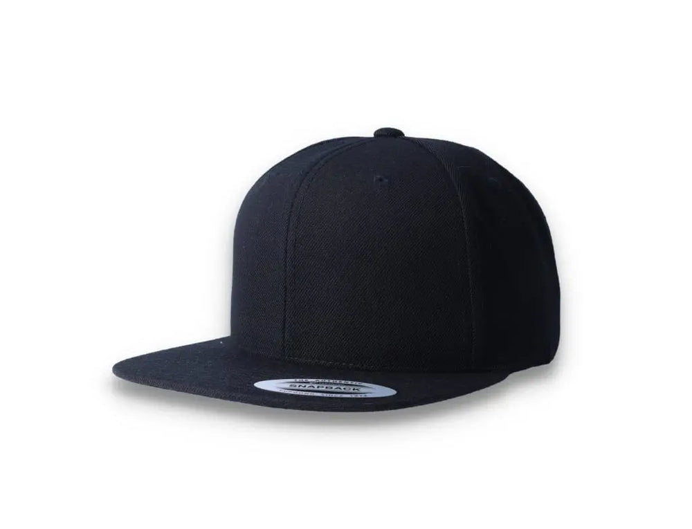 Black Snapback Cap - Yupoong 6089M - LOKK