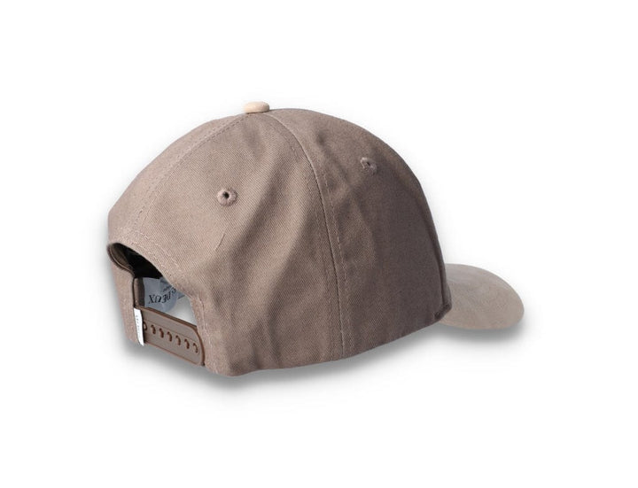 Baseball Cap Suede II Caribou Brown/Oyster Grey - LOKK