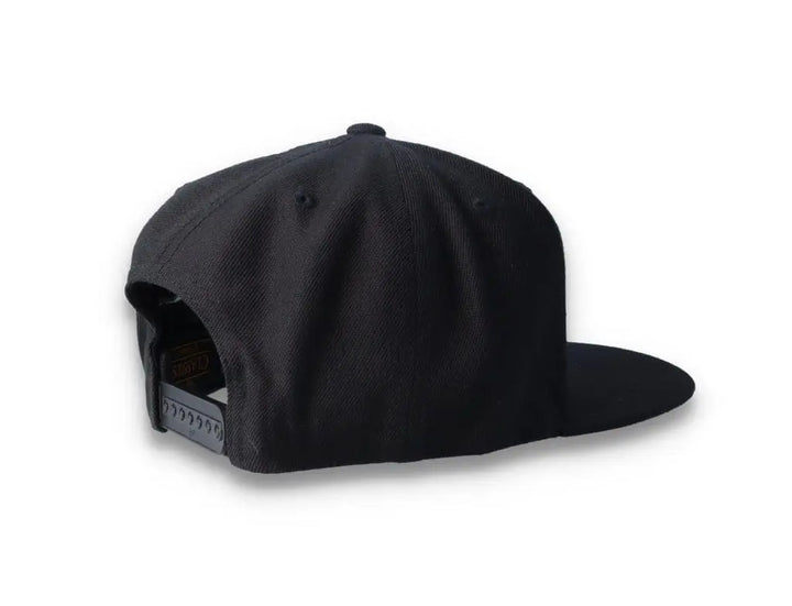 Black/Black Snapback Cap - Yupoong 6089M - LOKK