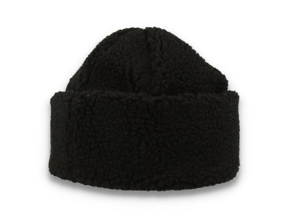 Beanie Fur Ball Black Smoke - LOKK