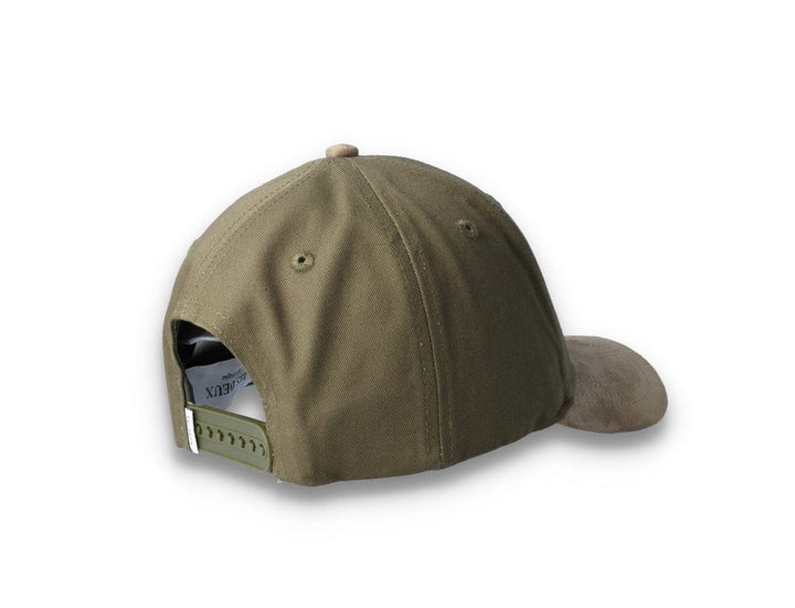 Baseball Cap Suede II Olive Night/Turtle Green - LOKK