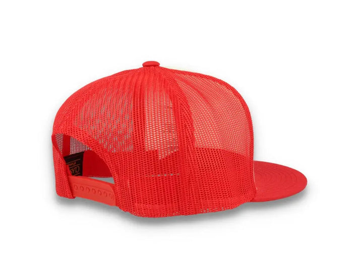 Classic Trucker Cap Red/White/Red - Yupoong 6006 - LOKK