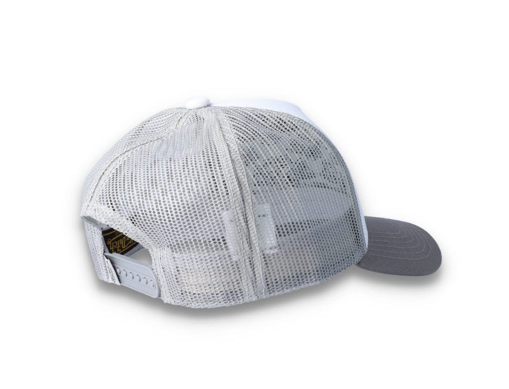 Von Dutch Trucker Cap Boston Cotton Twill White/Grey - LOKK