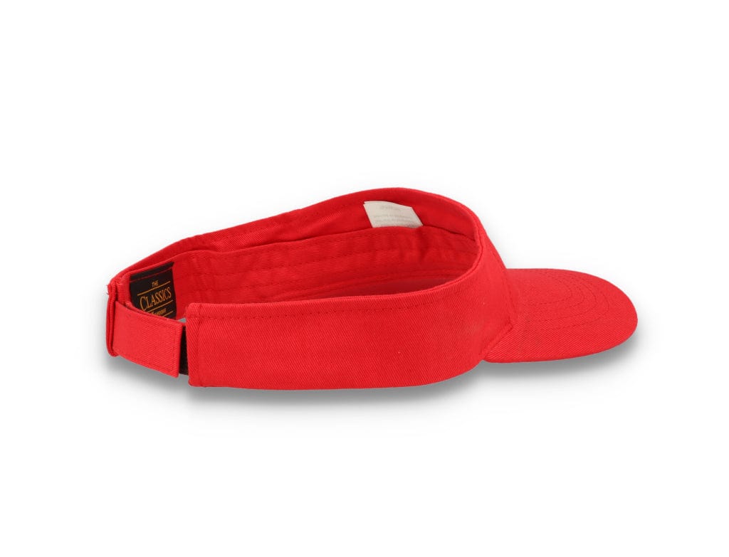 Sun Visor Curved Red - Yupoong 8888 - LOKK