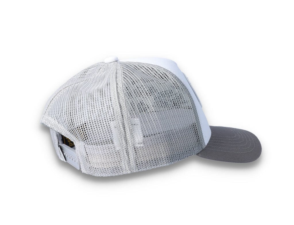 Von Dutch Trucker Cap Boston Cotton Twill White/Grey - LOKK