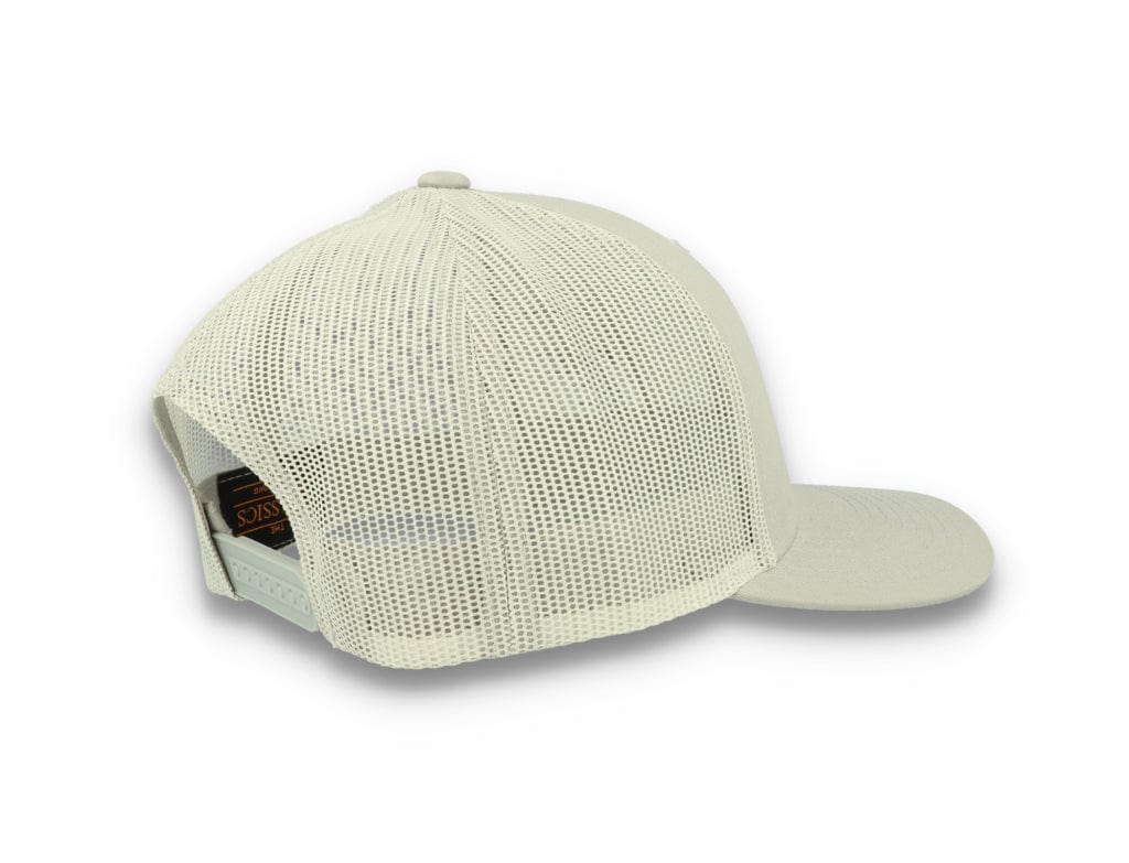 Silver Grey Trucker Cap Retro - Yupoong 6606 - LOKK