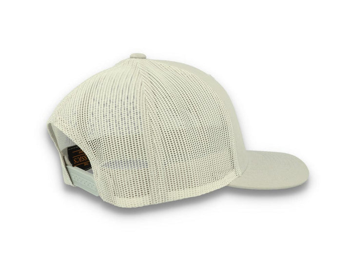 Silver Grey Trucker Cap Retro - Yupoong 6606 - LOKK