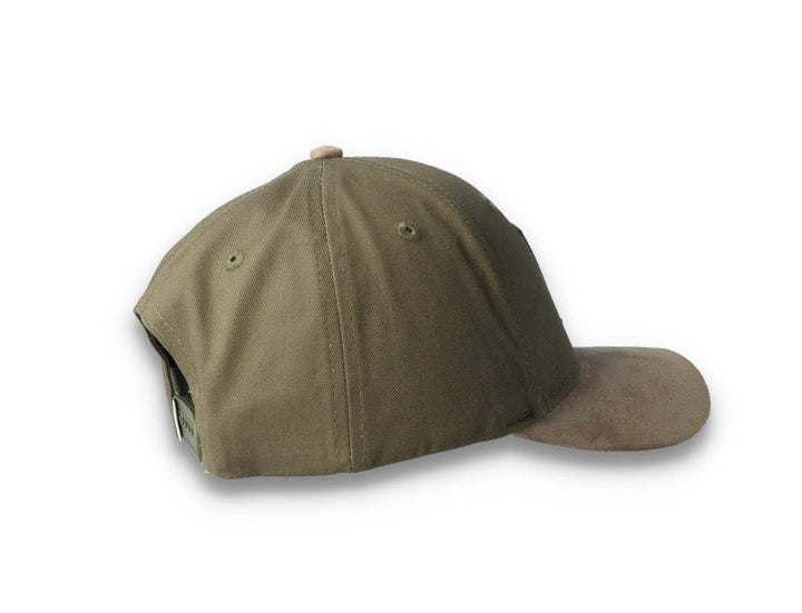 Baseball Cap Suede II Olive Night/Turtle Green - LOKK
